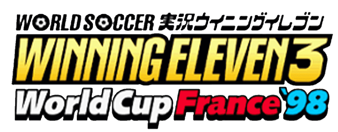 Winning Eleven 3: World Cup France '98 logo for Playstation